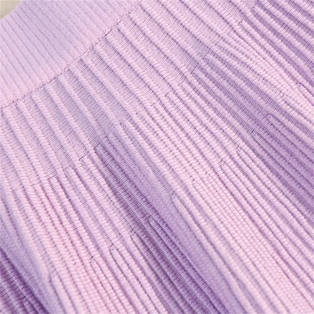 Women Autumn Winter Knitted Pleated Short Skirt Sexy Elastic High Waist Slim Party Mini Skirts