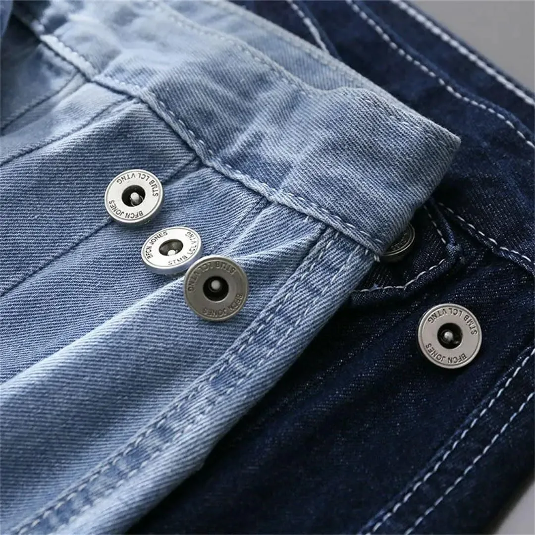 Women Irregular Pleated Baggy Casual High Loose A-Lined Jean Skirts