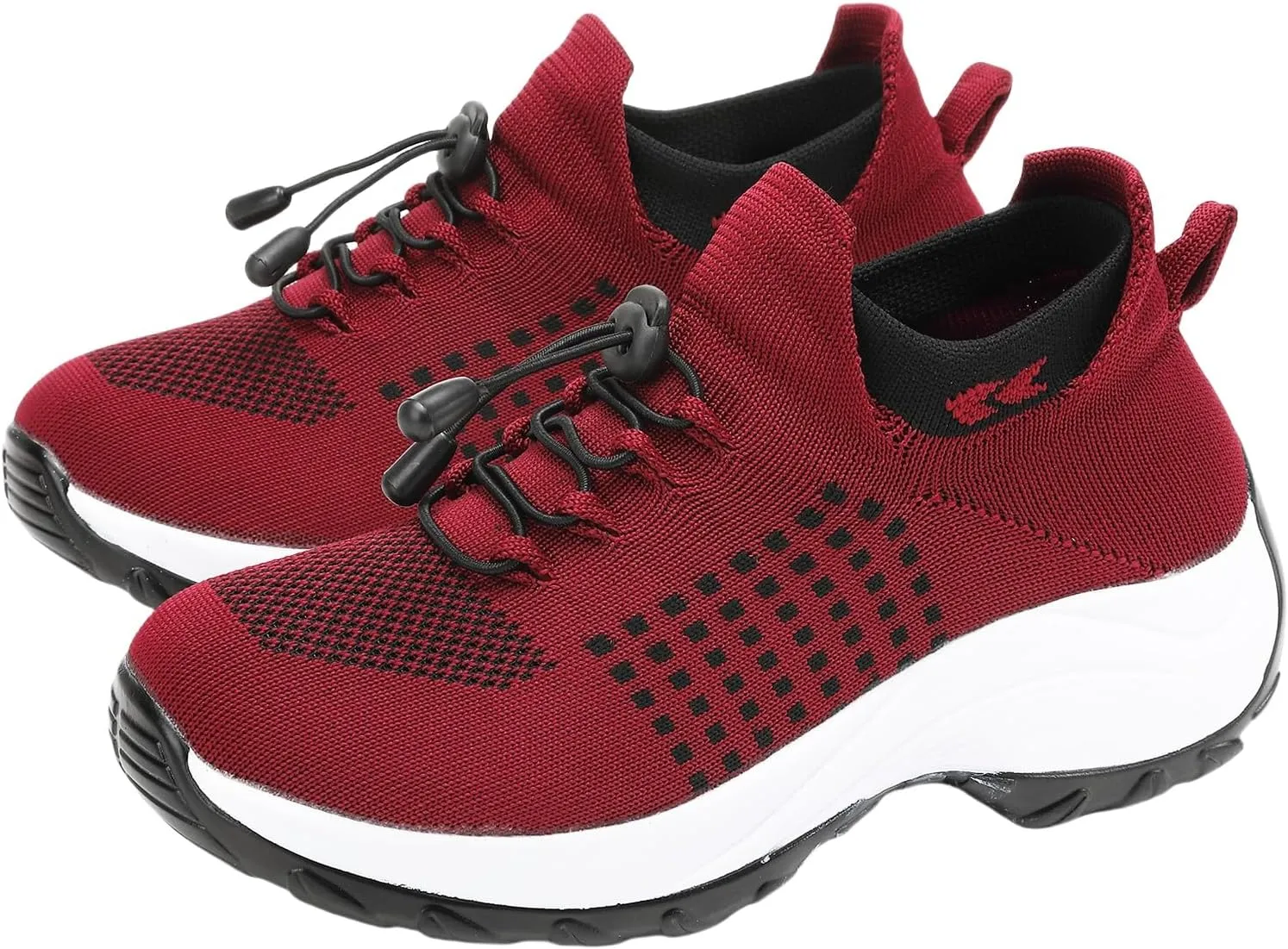 Women Orthopedic Sneakers Slip On for Walking, Breathable Comfortable, Thick Bottom Air Cushion, Non Slip for Gym, Casual Ladies Athletic Shoe