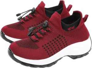 Women Orthopedic Sneakers Slip On for Walking, Breathable Comfortable, Thick Bottom Air Cushion, Non Slip for Gym, Casual Ladies Athletic Shoe