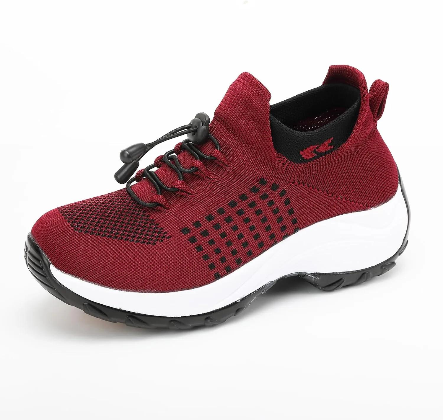 Women Orthopedic Sneakers Slip On for Walking, Breathable Comfortable, Thick Bottom Air Cushion, Non Slip for Gym, Casual Ladies Athletic Shoe