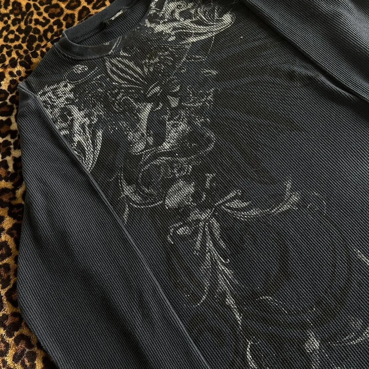 Women Y2k Fairy Grunge Shirt Vintage Graphic Print Long Sleeve Tee Tops Teen Girls Aesthetic Clothes Streetwear