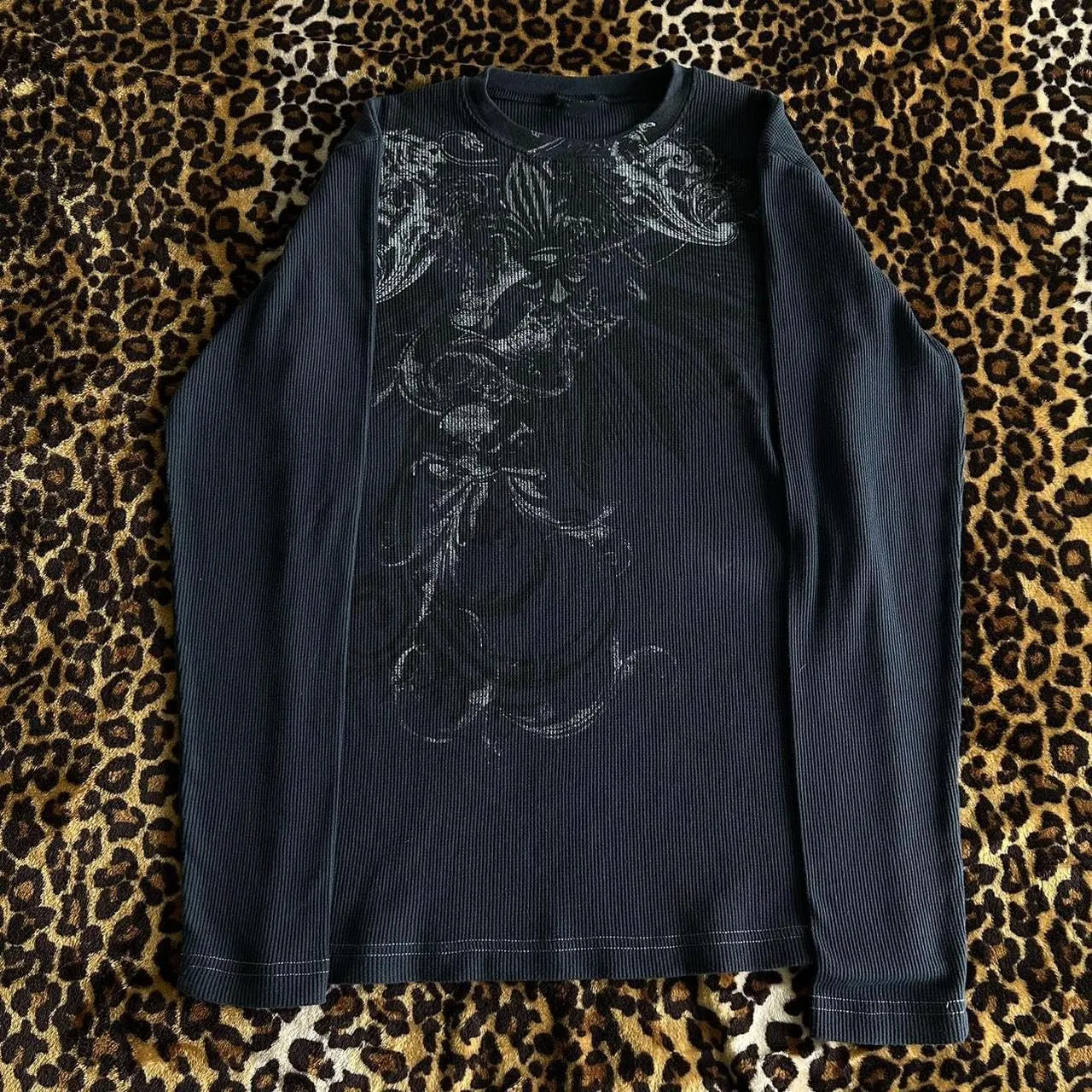Women Y2k Fairy Grunge Shirt Vintage Graphic Print Long Sleeve Tee Tops Teen Girls Aesthetic Clothes Streetwear