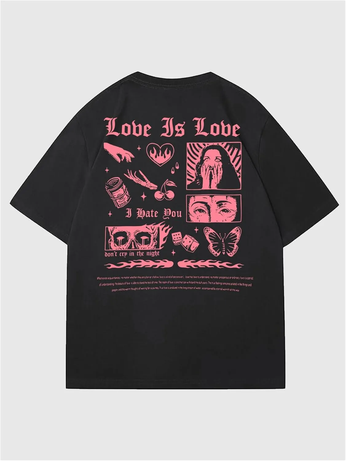 Women's Crewneck Graphic Tees Short Sleeve Casual T Shirt Vintage Street Tops