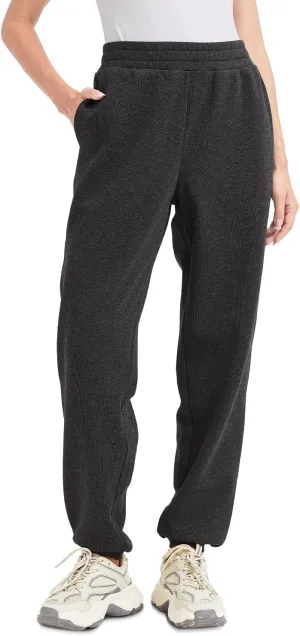 Womens Fleece Lined Sweatpants High Waisted Casual Baggy Sweatpants with Pockets Winter Thermal Jogger Pants