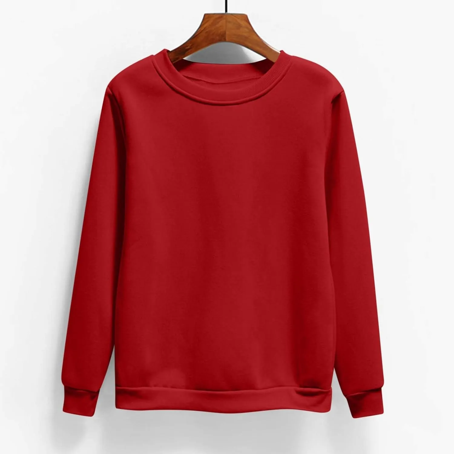 Women's Oversized Round Neck Sweatshirts Long Sleeve Turtleneck Velvet Sweatshirt,2024 Fall&Winter Trendy Women Top