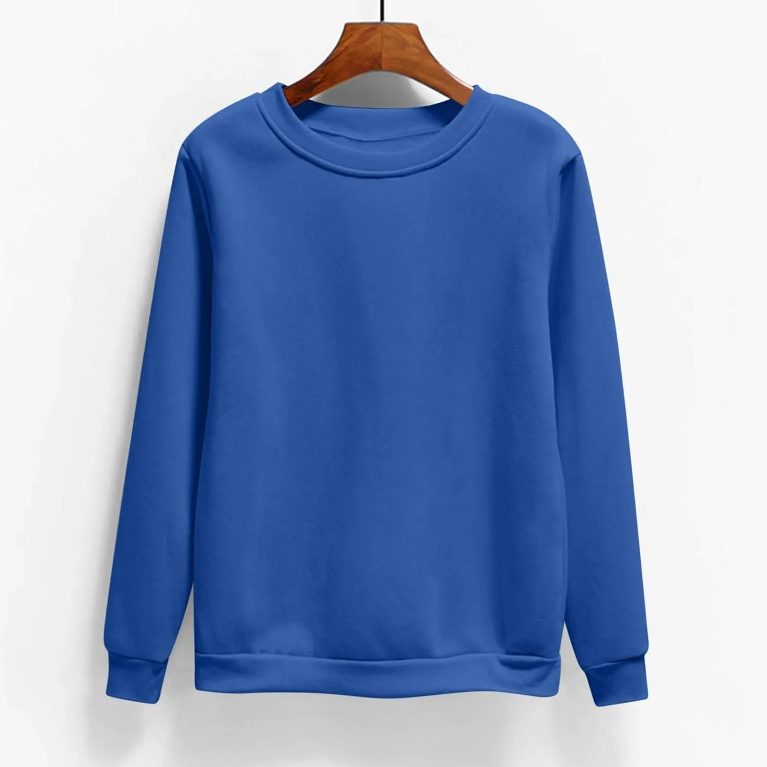 Women's Oversized Round Neck Sweatshirts Long Sleeve Turtleneck Velvet Sweatshirt,2024 Fall&Winter Trendy Women Top