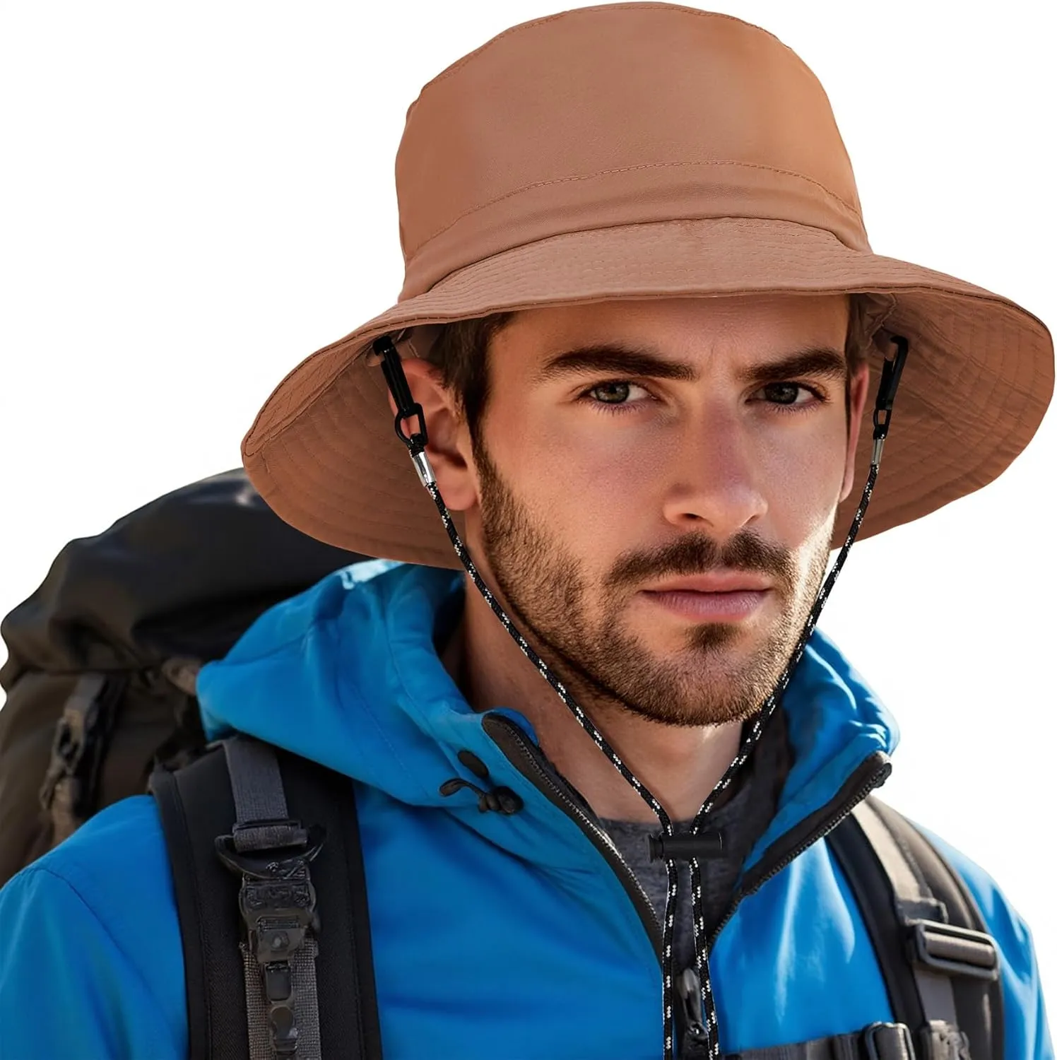 Zando Upf50  Sun Hats for Men Waterproof Bucket Hat - UV Protection Adjustable Packable Hiking Fishing Camping Golf Safari