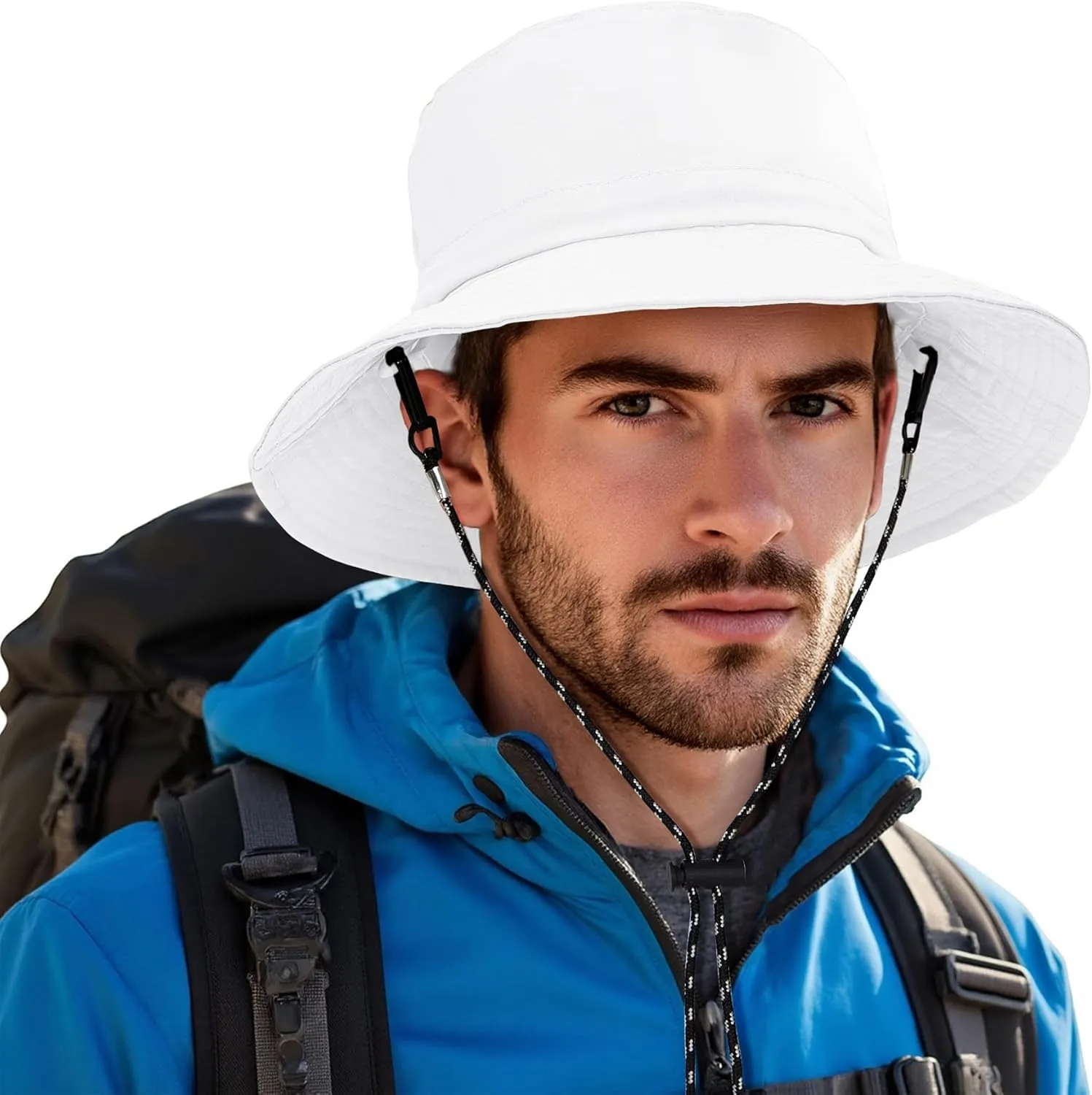 Zando Upf50  Sun Hats for Men Waterproof Bucket Hat - UV Protection Adjustable Packable Hiking Fishing Camping Golf Safari