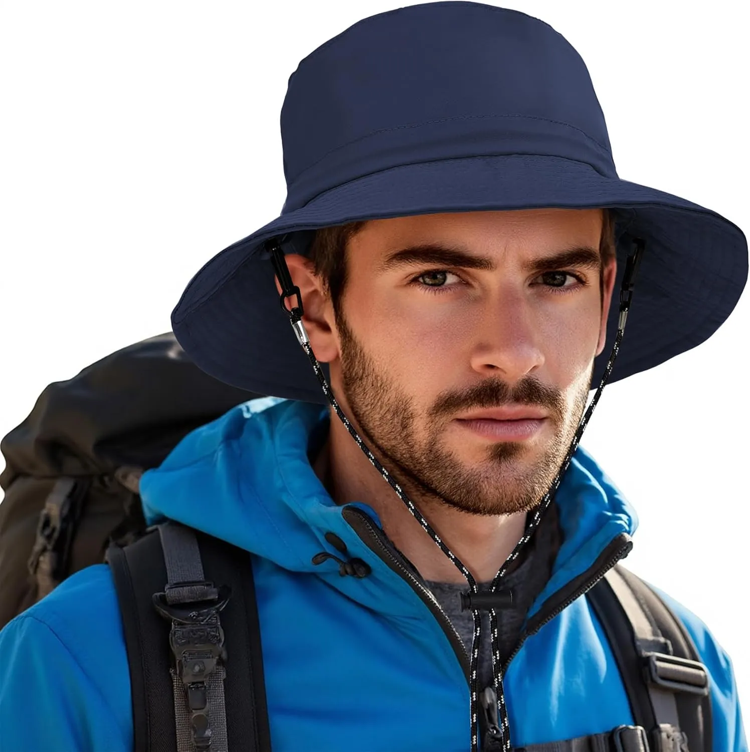 Zando Upf50  Sun Hats for Men Waterproof Bucket Hat - UV Protection Adjustable Packable Hiking Fishing Camping Golf Safari