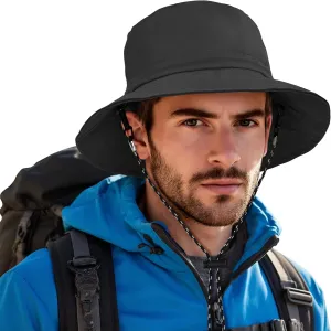 Zando Upf50  Sun Hats for Men Waterproof Bucket Hat - UV Protection Adjustable Packable Hiking Fishing Camping Golf Safari
